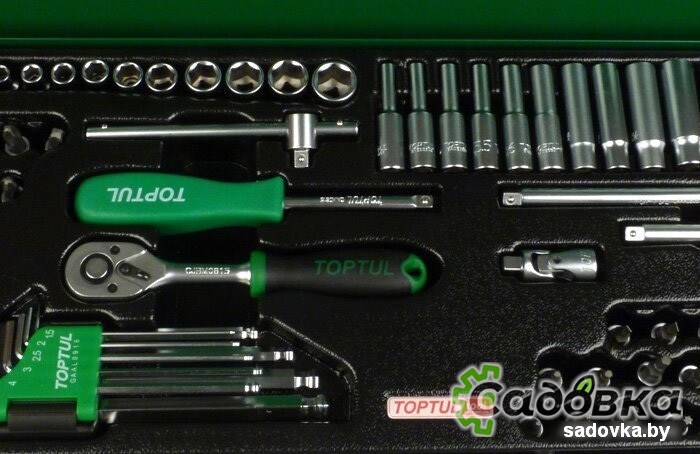 Набор торцевых головок и бит Toptul GCAD7202 72 предмета