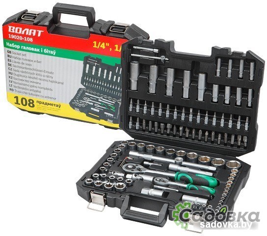 Универсальный набор инструментов Волат 19020-108 108 предметов