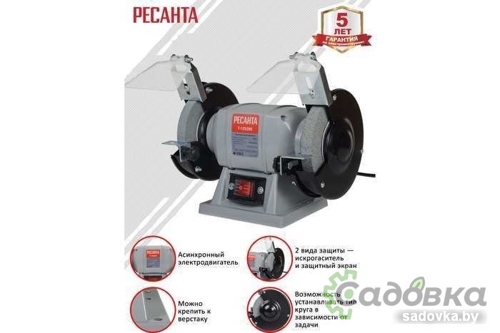 Заточный станок Ресанта Т-125/200