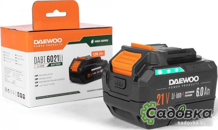 Аккумулятор Daewoo Power DABT 6021Li (21 В/6.0 Ач)