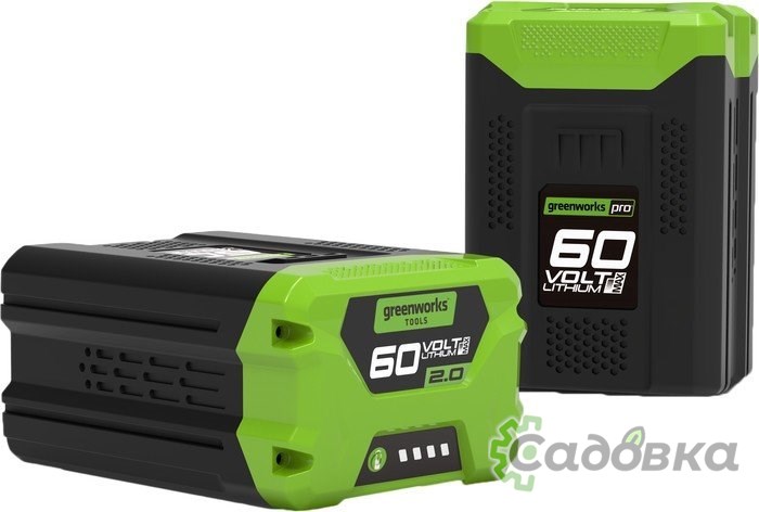 Аккумулятор Greenworks G60B2 (60В/2 Ah)