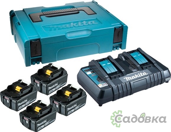 Аккумулятор с зарядным устройством Makita BL1840 + DC18RD (18В/4.0 а*ч + 18В)