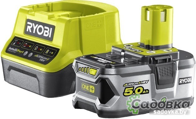 Аккумулятор с зарядным устройством RYOBI RC18120-150 ONE+ 5133003366 (18В/5.0 а*ч + 18В)