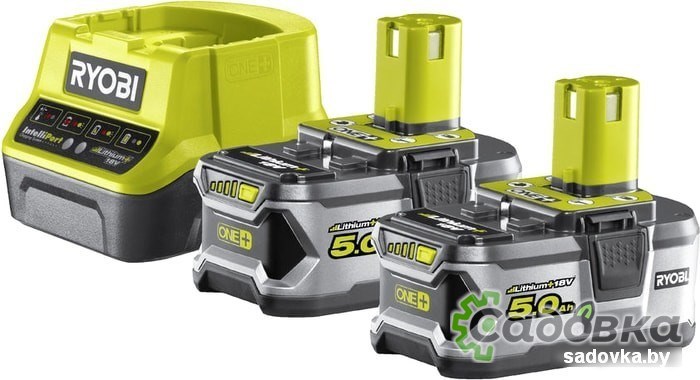 Аккумулятор с зарядным устройством RYOBI RC18120-250 ONE+ 5133003364 (18В/5.0 а*ч + 18В)