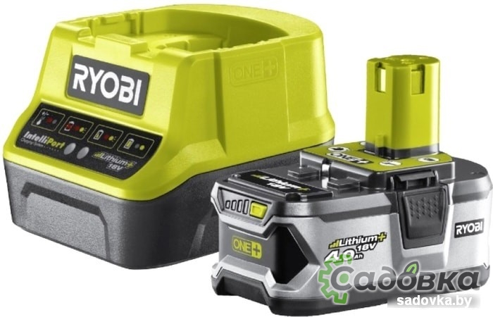 Аккумулятор с зарядным устройством RYOBI RC18120-140 ONE+ 5133003360 (18В/4.0 Ah + 18В)