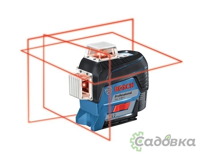 Лазерный нивелир Bosch GLL 3-80 C Professional 0601063R05 (с АКБ и держателем BM 1)