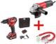 Wortex BLD12151DLi0029A2 (шуруповерт, болгарка, 2 АКБ, кейс)