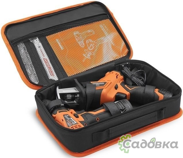 Дрель-шуруповерт Daewoo Power DGA 1220Li SET (шуруповерт, сабельная пила, 2 АКБ, сумка)