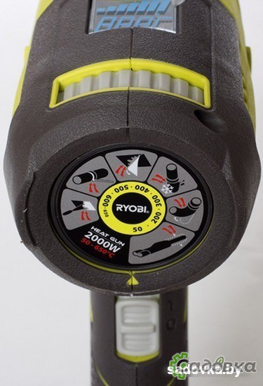 Промышленный фен RYOBI EHG2020LCD