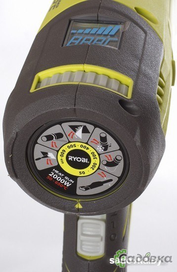 Промышленный фен RYOBI EHG2020LCD
