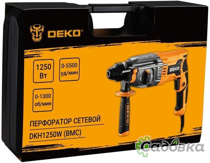 Перфоратор Deko DKH1250W (кейс)