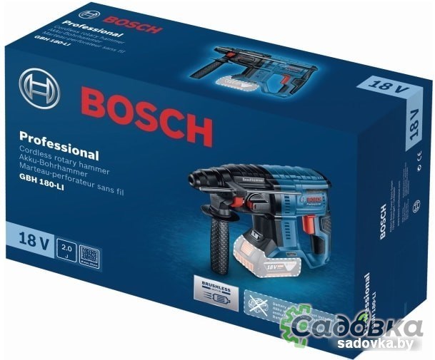 Перфоратор Bosch GBH 180-LI Professional 0611911120 (без АКБ)