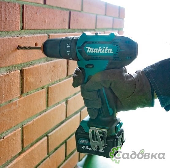 Дрель-шуруповерт Makita HP333DWAE (с 2-мя АКБ, кейс)