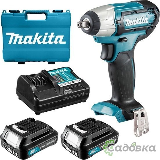 Ударный гайковерт Makita TW140DWAE (с 2-мя АКБ)