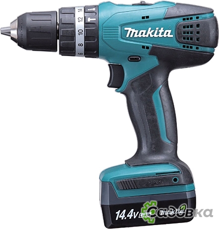 Дрель-шуруповерт Makita HP347DWE (с 2-мя АКБ, кейс)