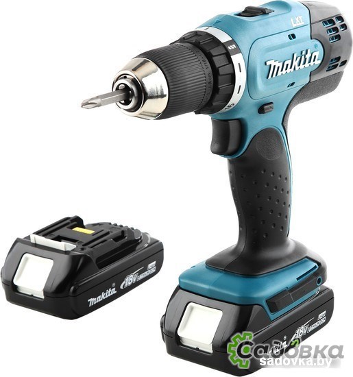Дрель-шуруповерт Makita DDF453SYE (с 2-мя АКБ, кейс)