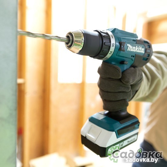 Дрель-шуруповерт Makita DF488DWAE (с 2-мя АКБ, кейс)