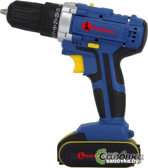 Дрель-шуруповерт KATANA PROdrive 1820 (с 2-мя АКБ, кейс)
