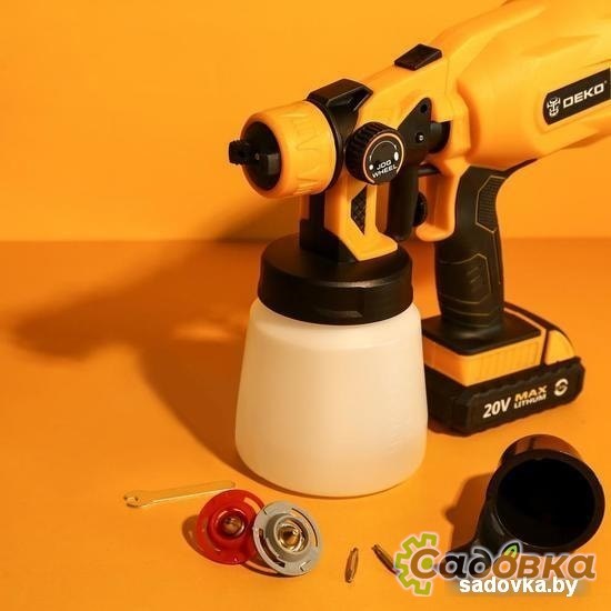 Краскораспылитель Deko DKSG20K2 (с 1-им АКБ)