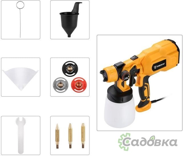 Краскораспылитель Deko DKSG55K1 HVLP