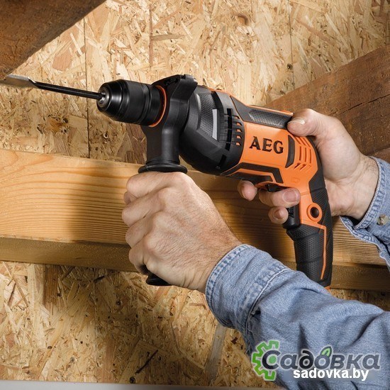 Ударная дрель AEG Powertools SBE 750 RE (4935442850)