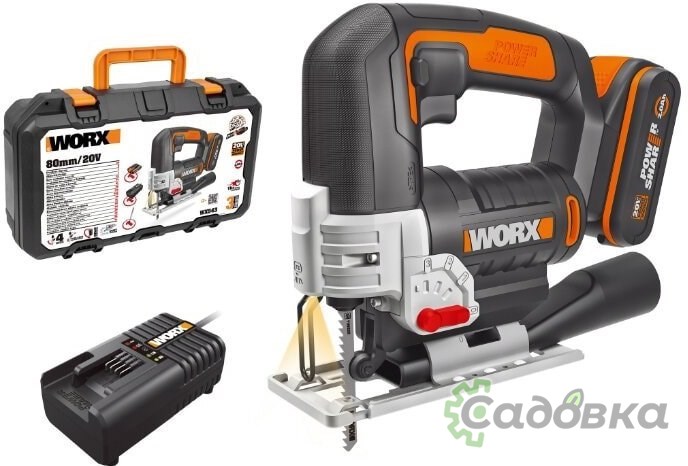 Электролобзик Worx WX543 (1 с-им АКБ)