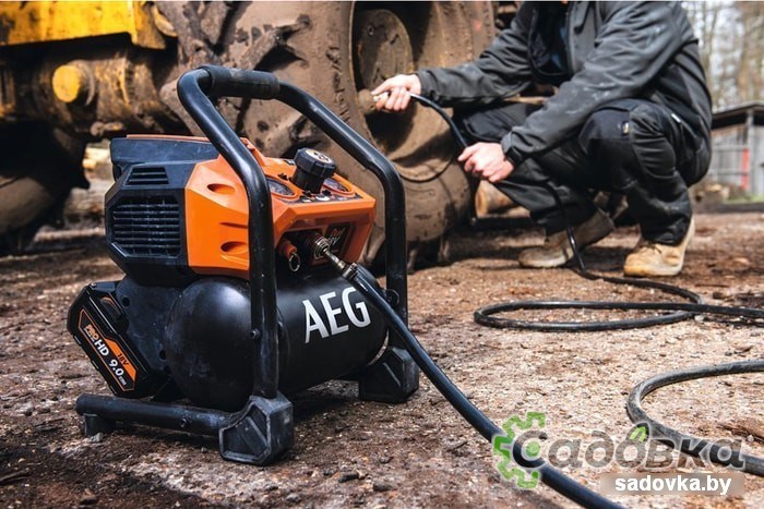 Компрессор AEG Powertools BK18-38BL-0 (без аккумулятора)