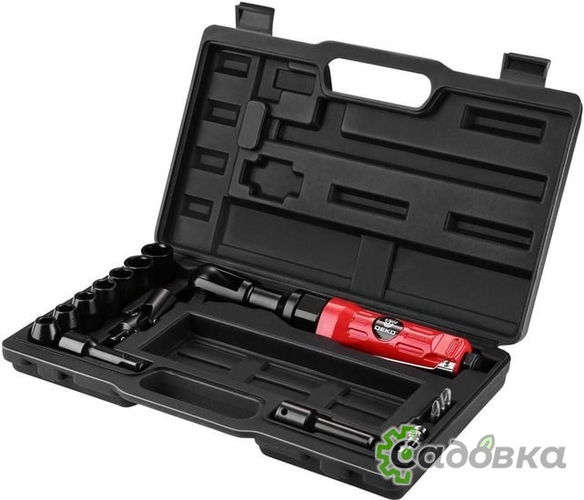 Пневматический гайковерт Deko DKPT03 SET 3