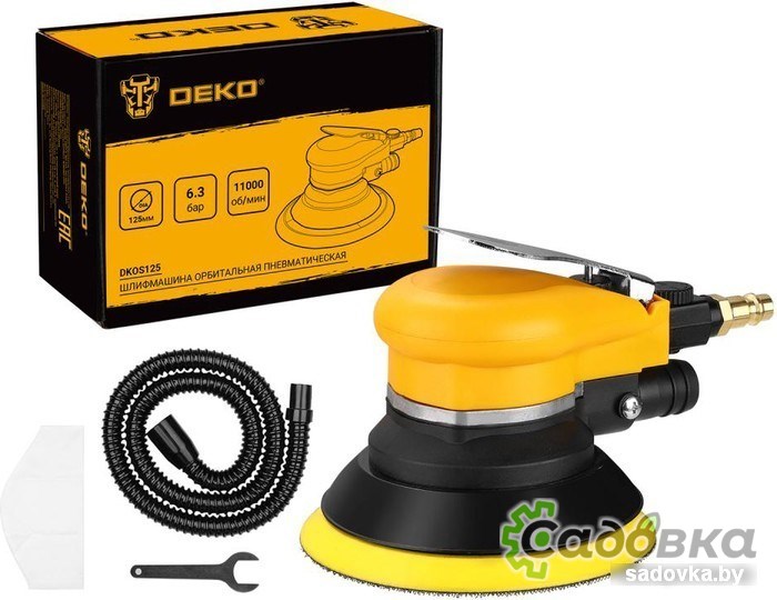 Пневмошлифмашина Deko DKOS125 063-4381 Пневмошлифмашина Deko DKOS125 063-4381