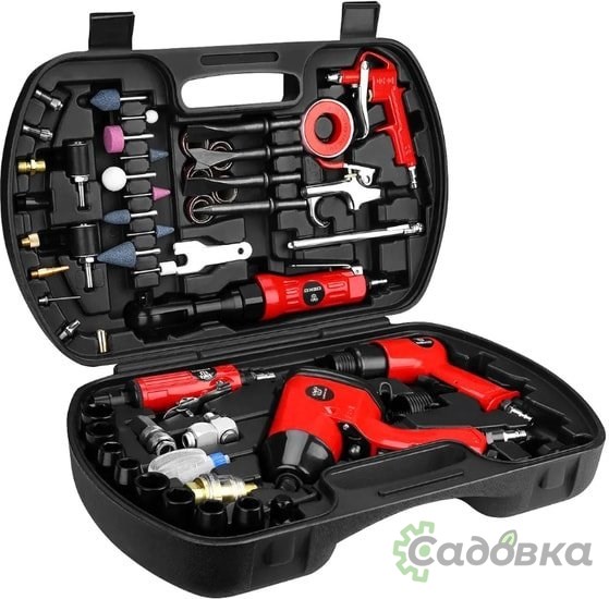 Пневмошлифмашина Deko DKPT61 Set 61 Пневмошлифмашина Deko DKPT61 Set 61