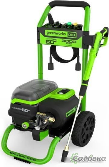 Мойка высокого давления Greenworks GDPW60DP 5106207 (без АКБ)