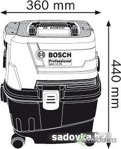 Пылесос Bosch GAS 15 PS
