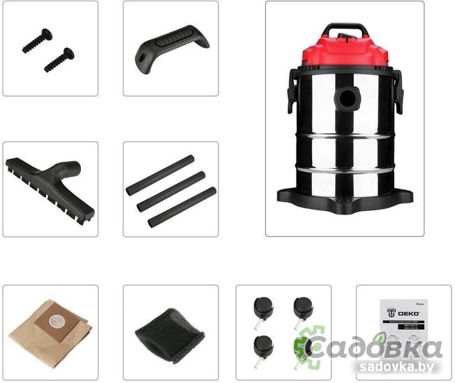 Пылесос Deko DKVC-1400-15S