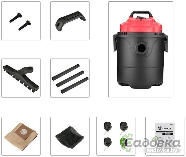 Пылесос Deko DKVC-1400-15P