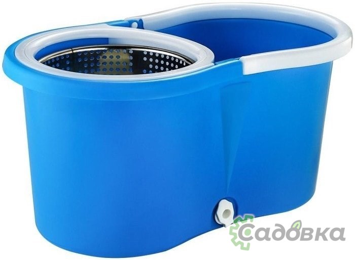 Швабра с отжимом Deko DKFM09 с металлической центрифугой