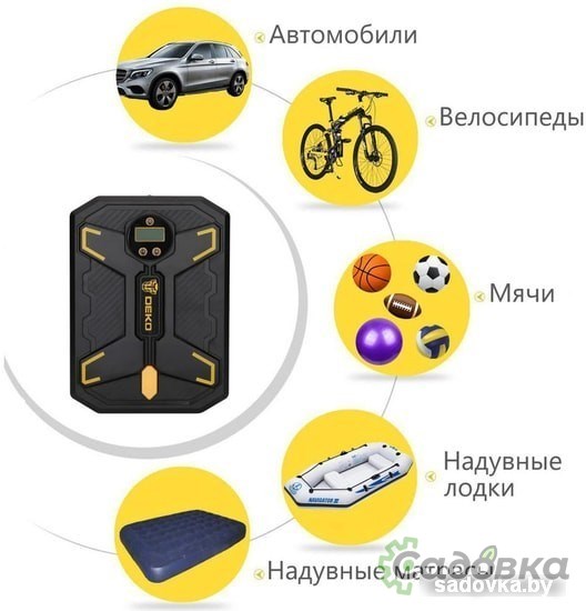 Автомобильный компрессор Deko DKCP150Psi-LCD