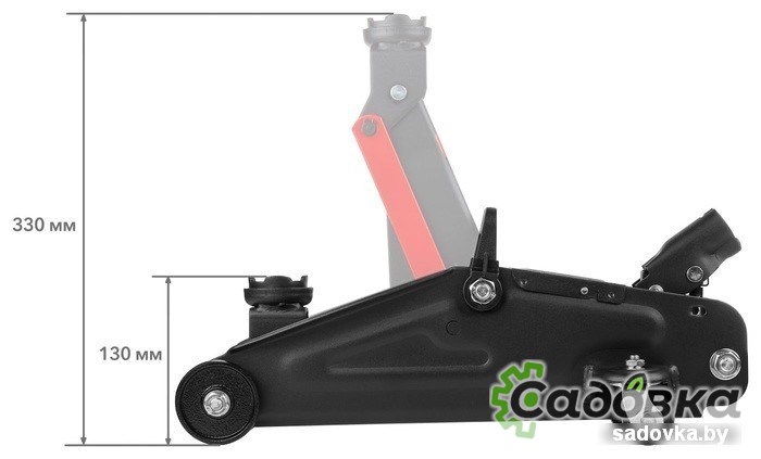 Подкатной домкрат Startul Auto ST8014-04 2т (кейс)
