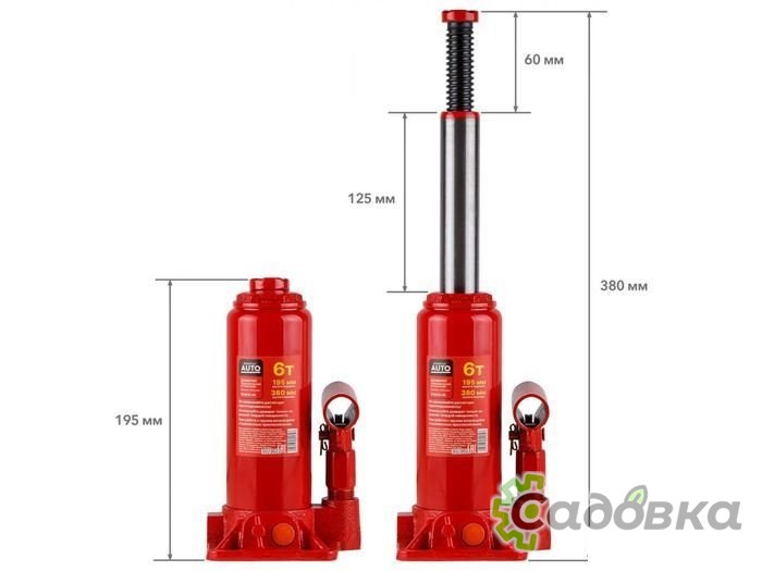 Бутылочный домкрат Startul Auto ST8018-06 6т