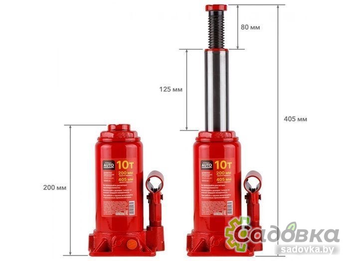 Бутылочный домкрат Startul Auto ST8018-10 10т