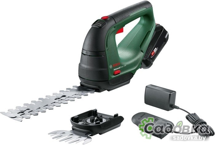 Кусторез + ножницы Bosch Advanced Shear 18V-10 0600857000 (с 1-м АКБ)