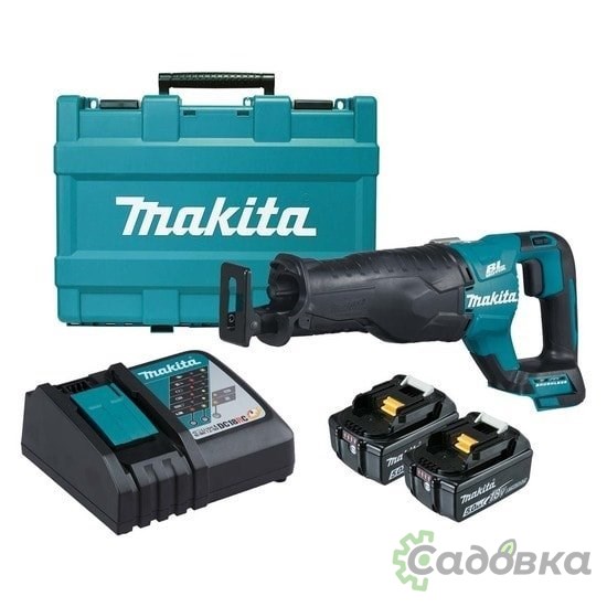 Сабельная пила Makita DJR187RTE (с 2-мя АКБ, кейс)
