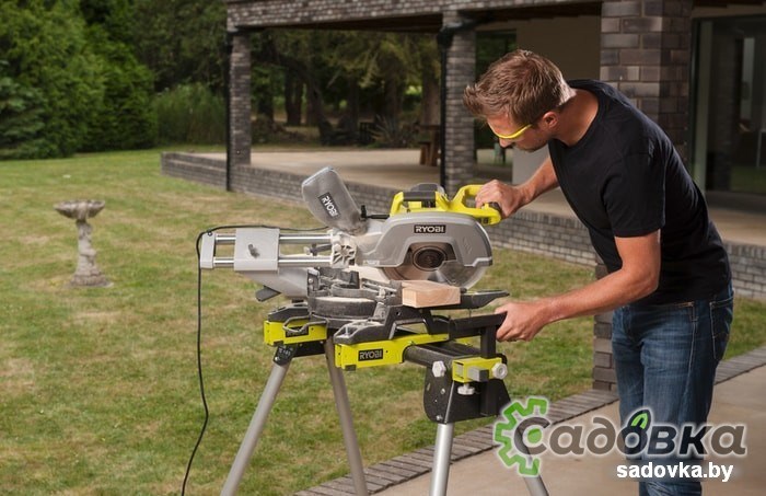 Торцовочная пила RYOBI EMS305RG