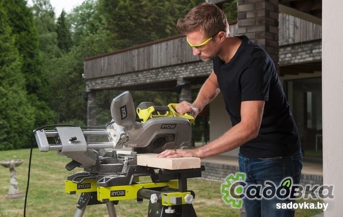 Торцовочная пила RYOBI EMS305RG