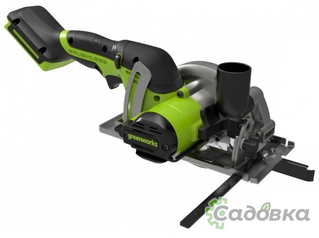 Дисковая (циркулярная) пила Greenworks G24MCS 1501207 (без АКБ)