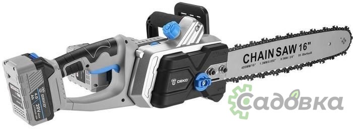 Аккумуляторная пила Deko DKCHS 40 PRO 063-4357 (с 2-мя АКБ)