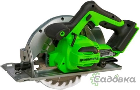 Дисковая (циркулярная) пила Greenworks GD24CS 1500907 (без АКБ)