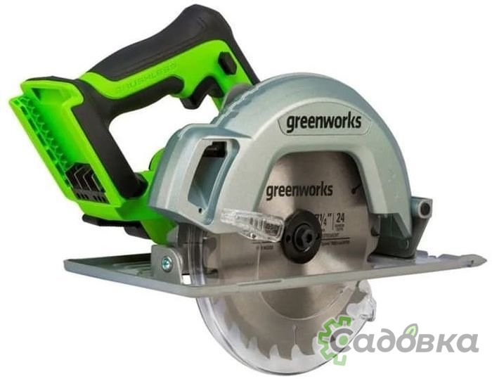 Дисковая (циркулярная) пила Greenworks GD24CS 1500907 (без АКБ)