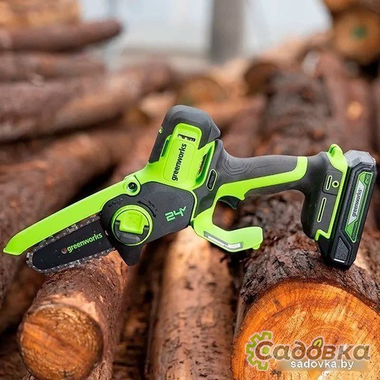 Аккумуляторная пила Greenworks G24MCS10K2 2008207UA (с 1-им АКБ 2 Ач)