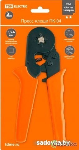 Клещи обжимные TDM Electric SQ1001-0005