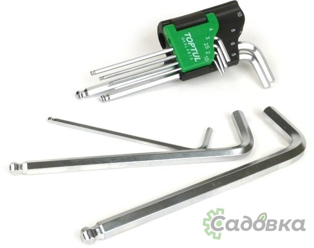 Набор ключей Toptul GAAL0916 9 предметов